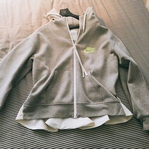 Nike Lab X Sacai Fleece Zip Dameshoodie, Large
